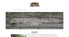 Desktop Screenshot of clineslandscapes.com